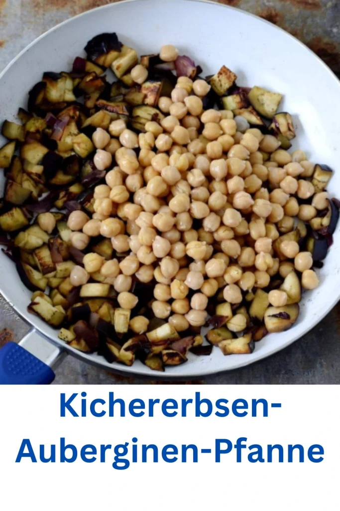 Kichererbsen-Auberginen-Pfanne